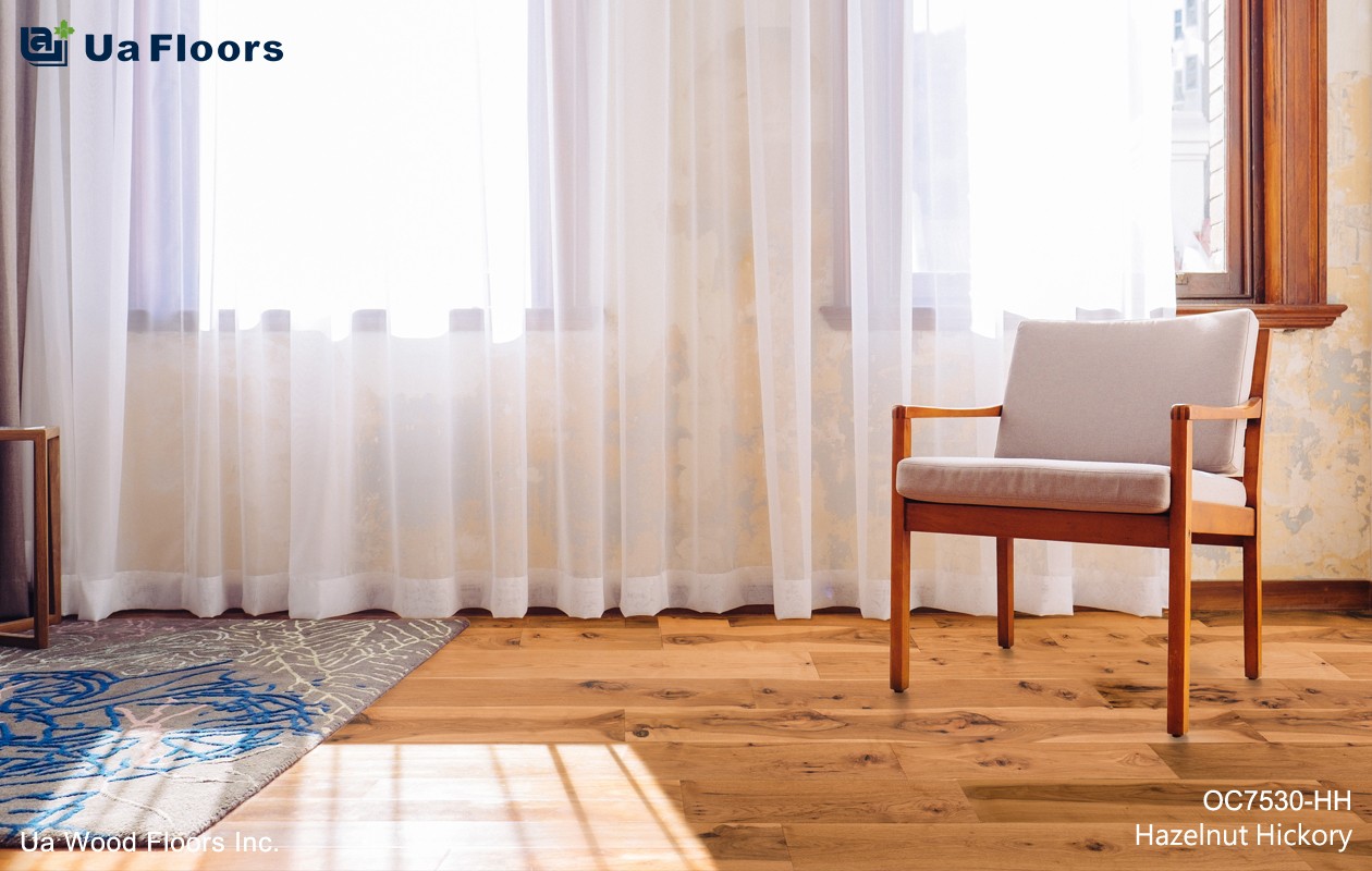 Ua Floors - PRODUCTS|Hazelnut Hickory Engineered Hardwood Flooring