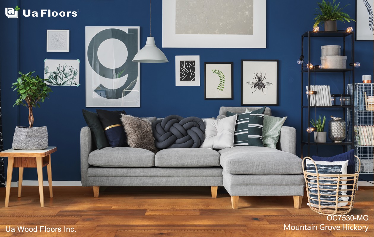 Ua Floors - PRODUCTS|Mountain Grove Hickory Engineered Hardwood Flooring
