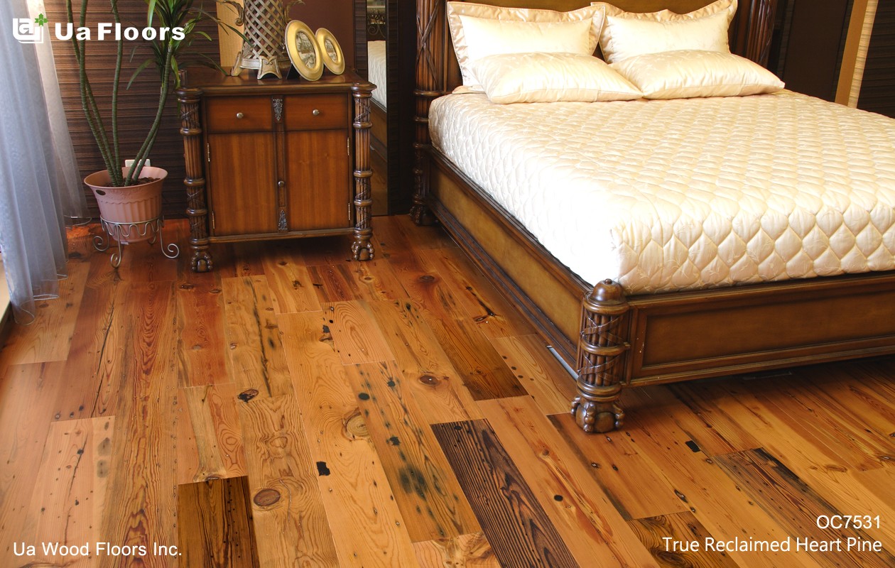 Ua Floors - PRODUCTS|Reclaimed Heart Pine Engineered Hardwood Flooring 