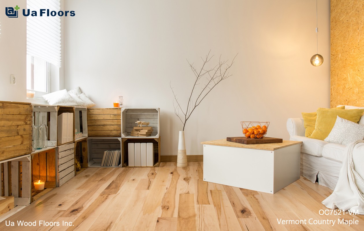 Ua Floors - PRODUCTS|Vermont Country Maple Engineered Hardwood Flooring 
