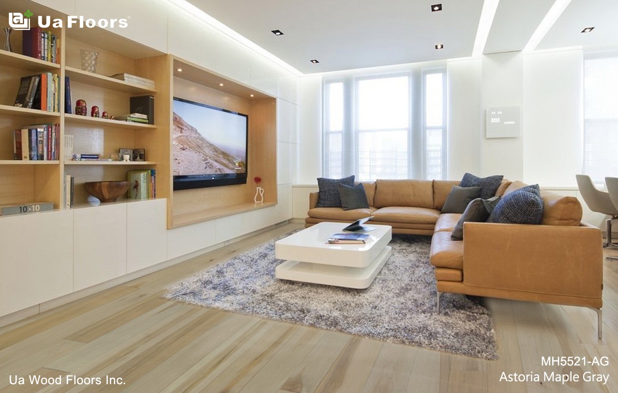 Ua Floors - PRODUCTS|Astoria Maple Gray Engineered Hardwood Flooring