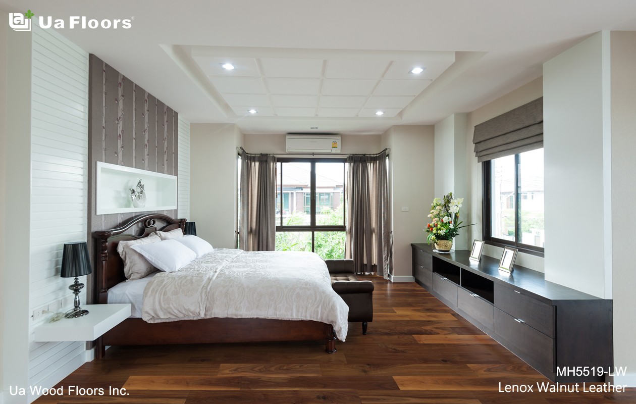 Ua Floors - PRODUCTS|Lenox Walnut Leather Engineered Hardwood Flooring