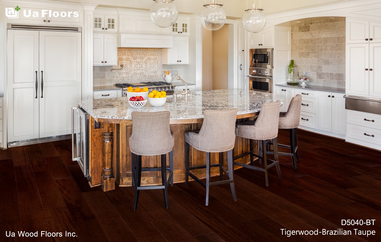 Ua Floors - PRODUCTS|Tigerwood_Brazilian Taupe Engineered Hardwood Flooring 