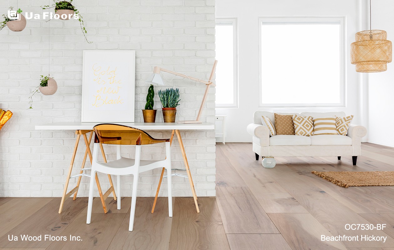 Ua Floors - PRODUCTS|Beachfront Hickory Engineered Hardwood Flooring