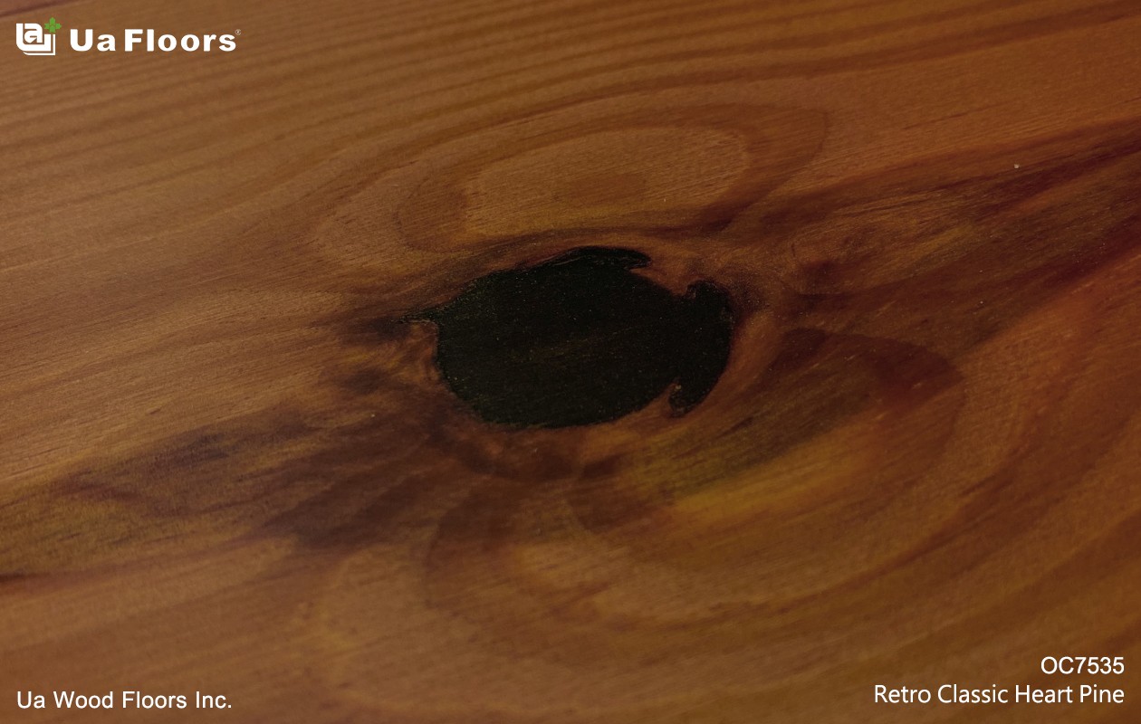 Ua Floors - PRODUCTS|Retro Classic Heart Pine Engineered Hardwood Flooring