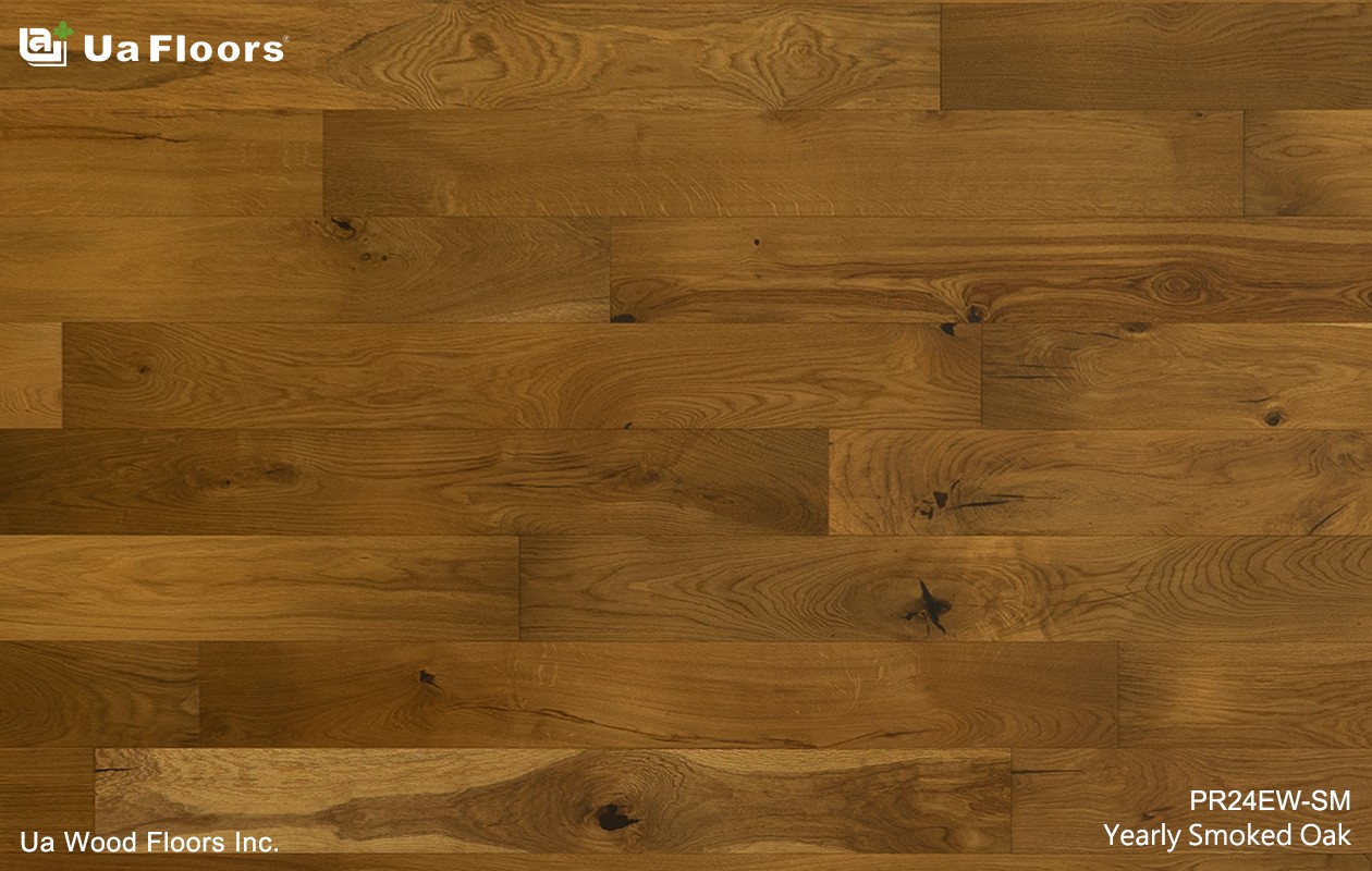 Ua Floors - PRODUCTS|Yearly Smoked Oak Engineered Hardwood Flooring