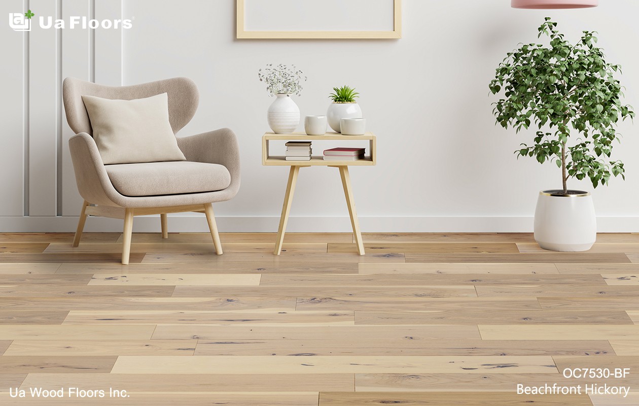 Ua Floors - PRODUCTS|Beachfront Hickory Engineered Hardwood Flooring