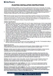 Ua Floors - Floating Instruction