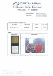 Ua Floors - Test Report_Escherichia-coli