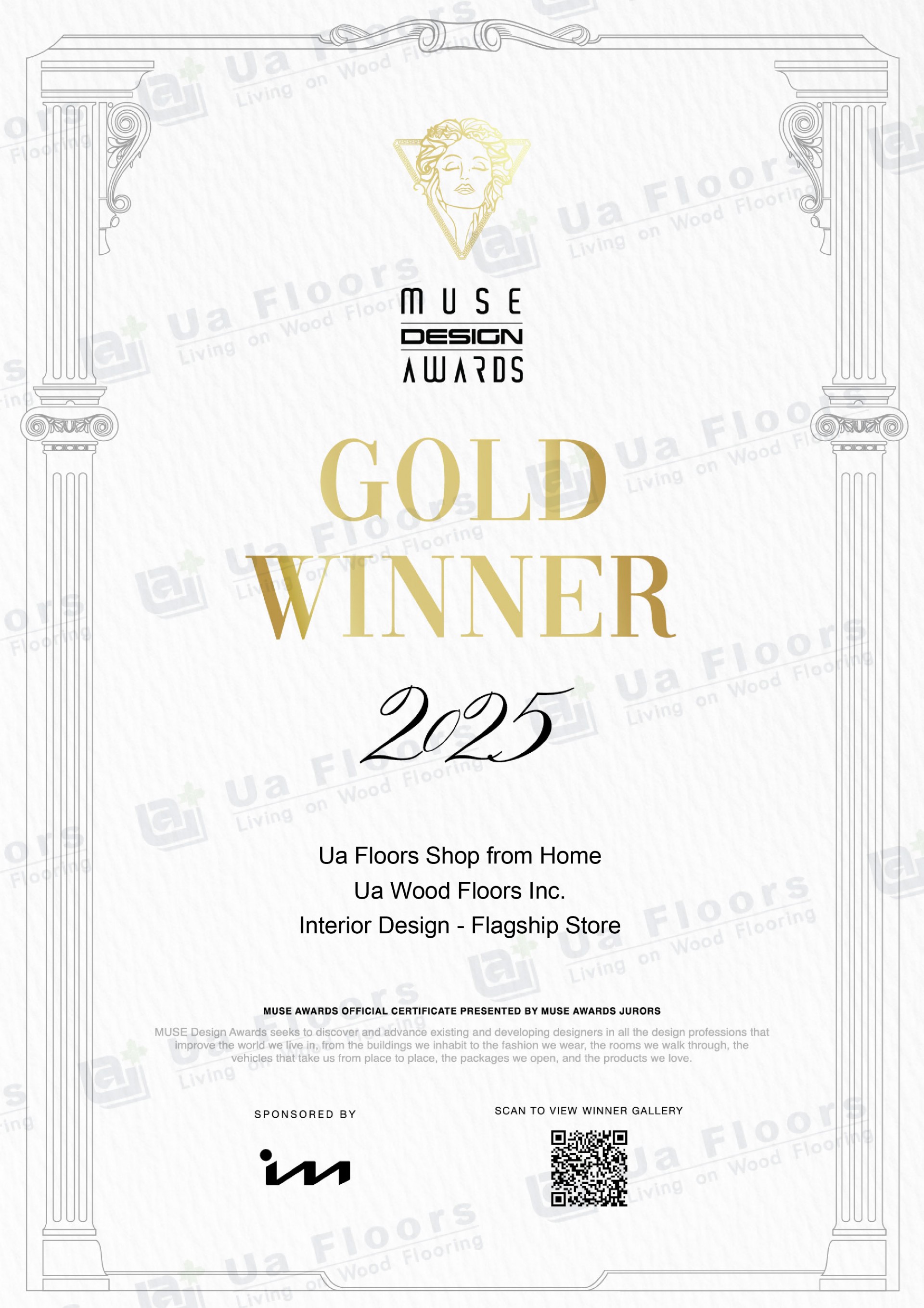 Ua Floors - MUSE Design Awards - Gold Winner
